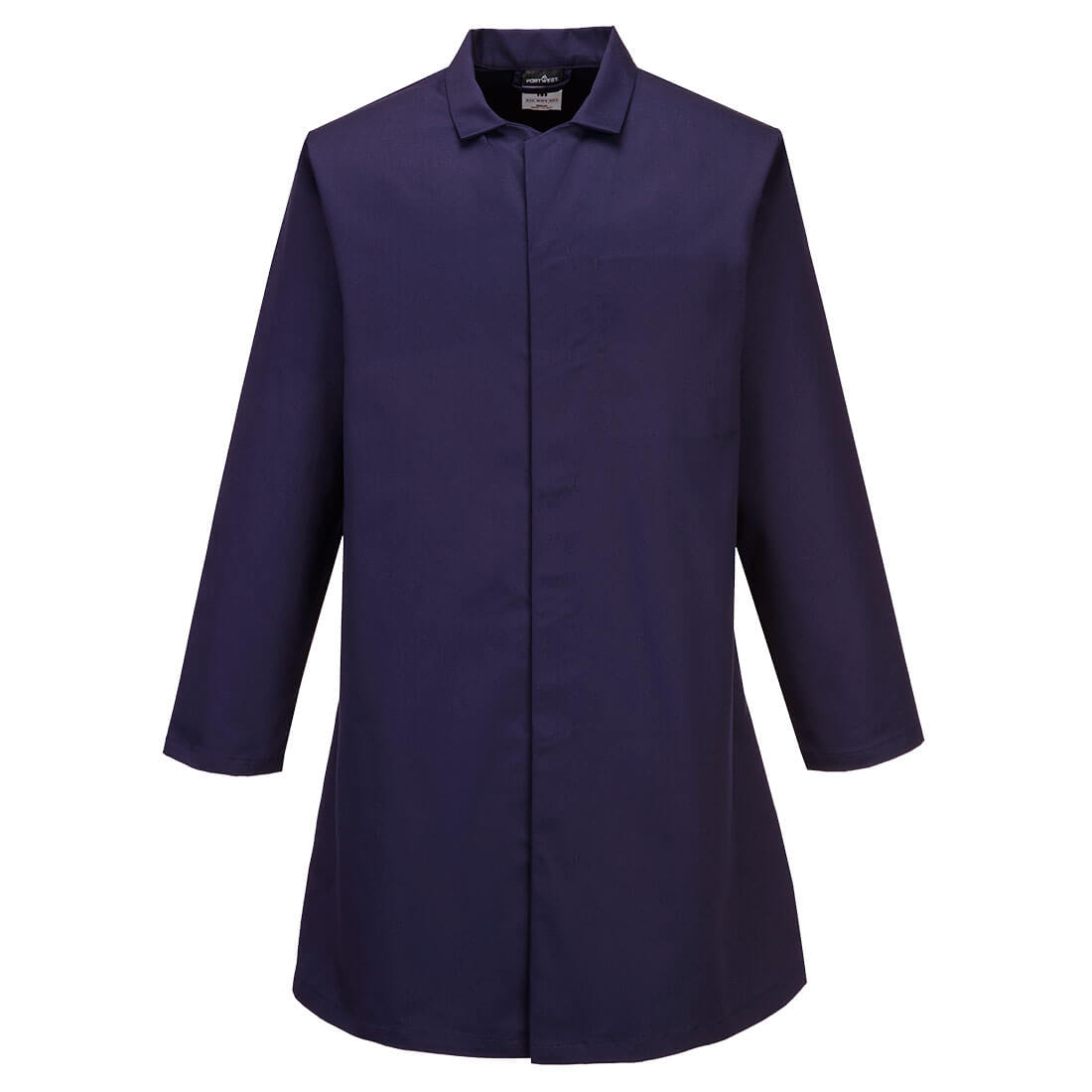 Men's food industry coat with 1 pocket