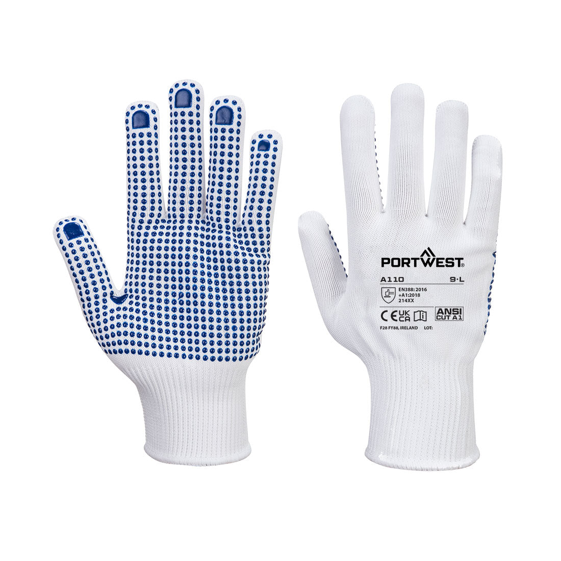 Rękawica Polka nylonowa i nakrapiana