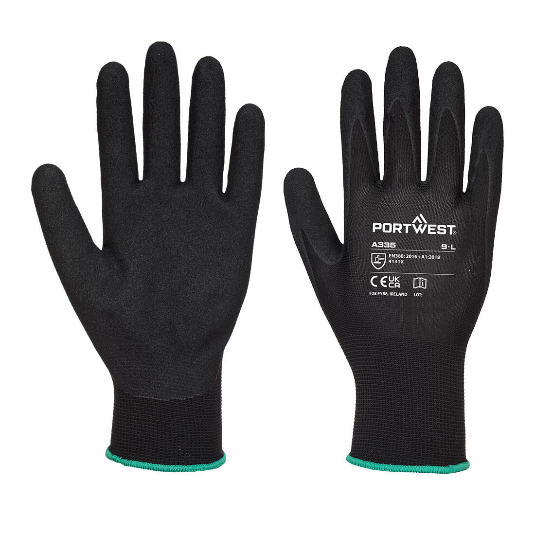Dermi-Grip NPR15 Handschuh Sand-Nitril