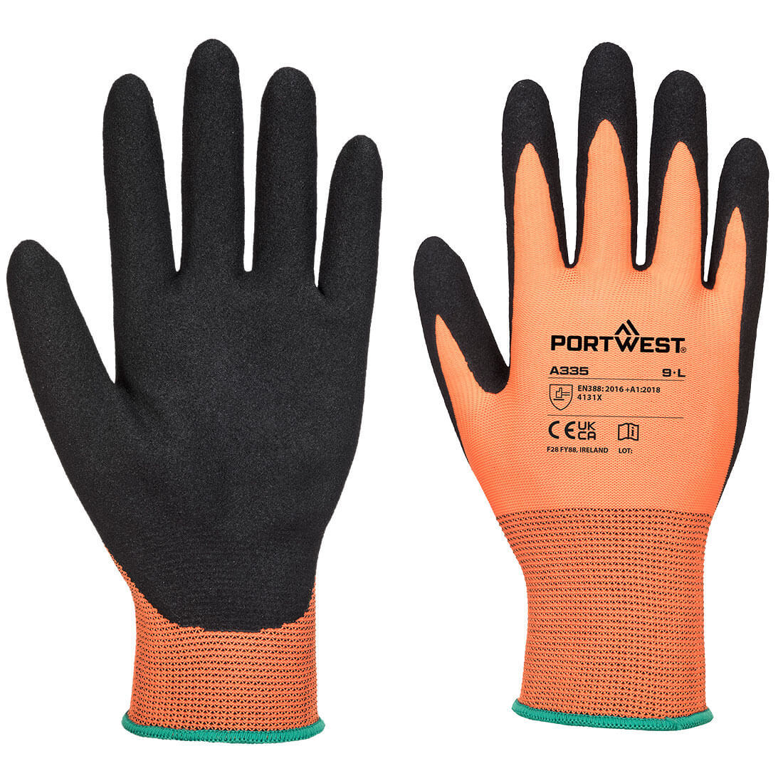 Dermi-Grip NPR15 Handschuh Sand-Nitril