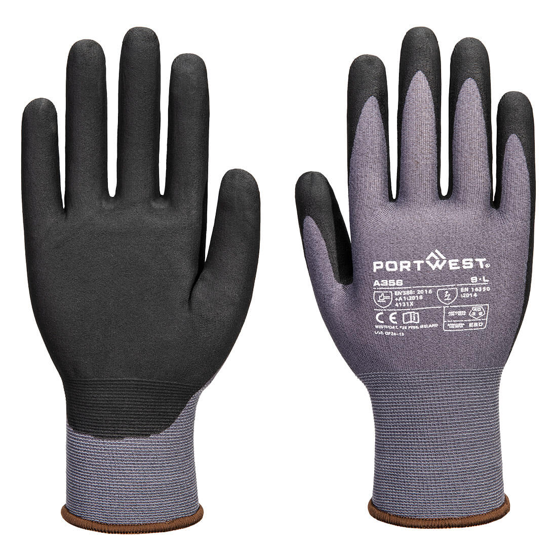 ESD 15 nitrile coated glove (Pk12)