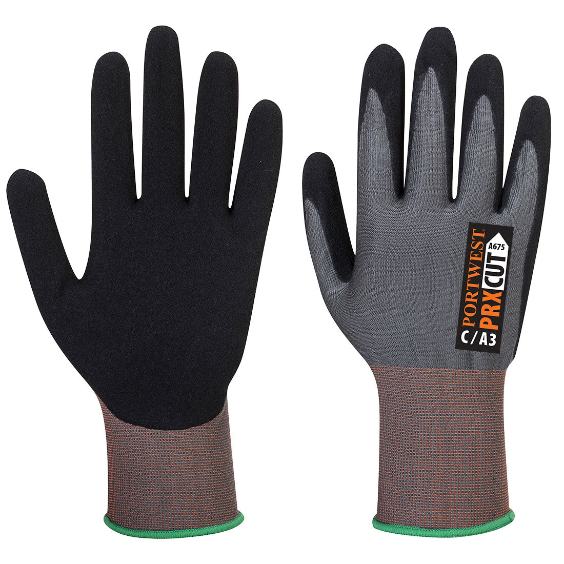 CS Cut G18 Nitril-Handschuh sandgestrahlt A7