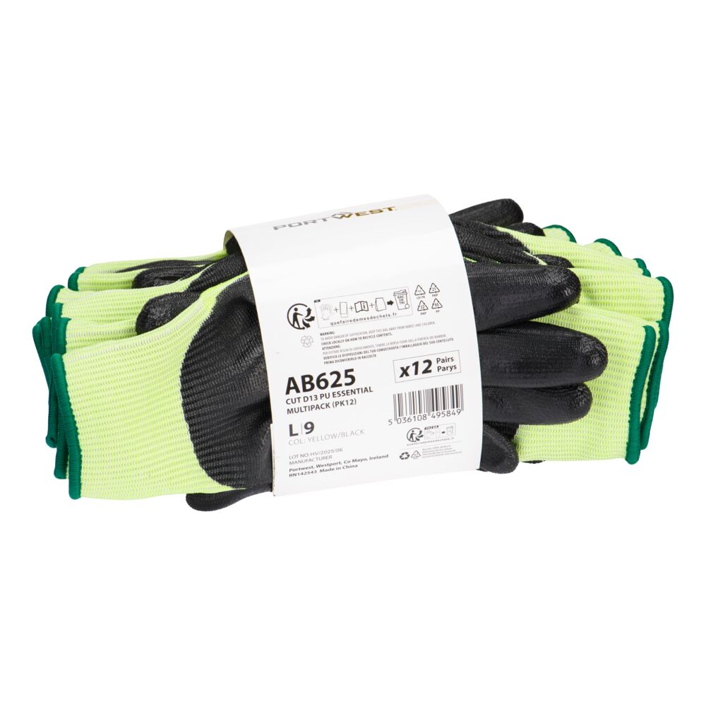 Cut Resistant D13 PU Essential Multipack (PK12)