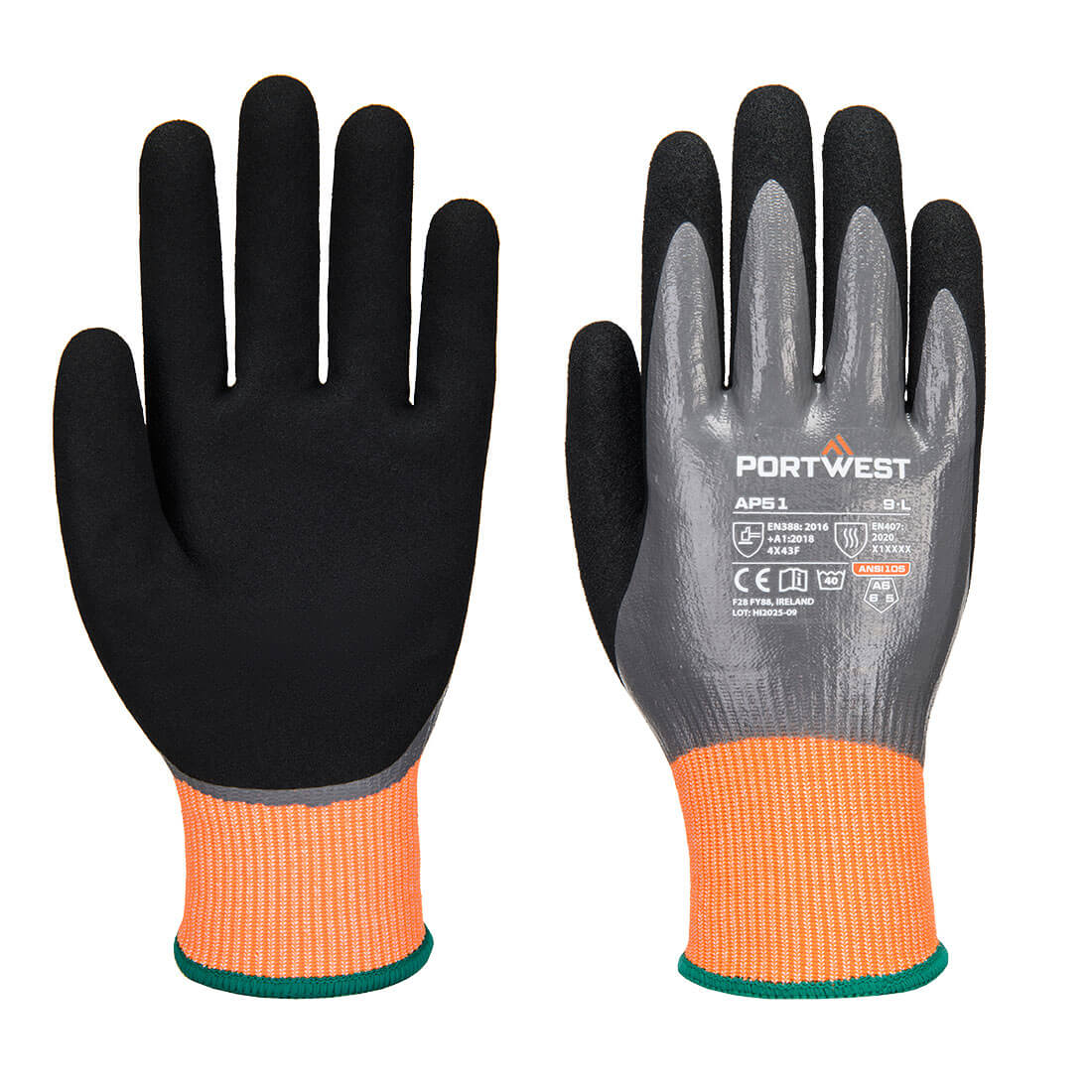 Cut F15 Nitrilhandschuh wasserdicht