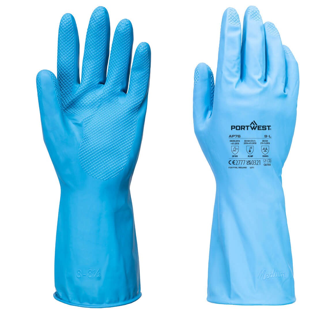 FDl B Lightweight Chemical Resistant Latex Gloves (Pk12)