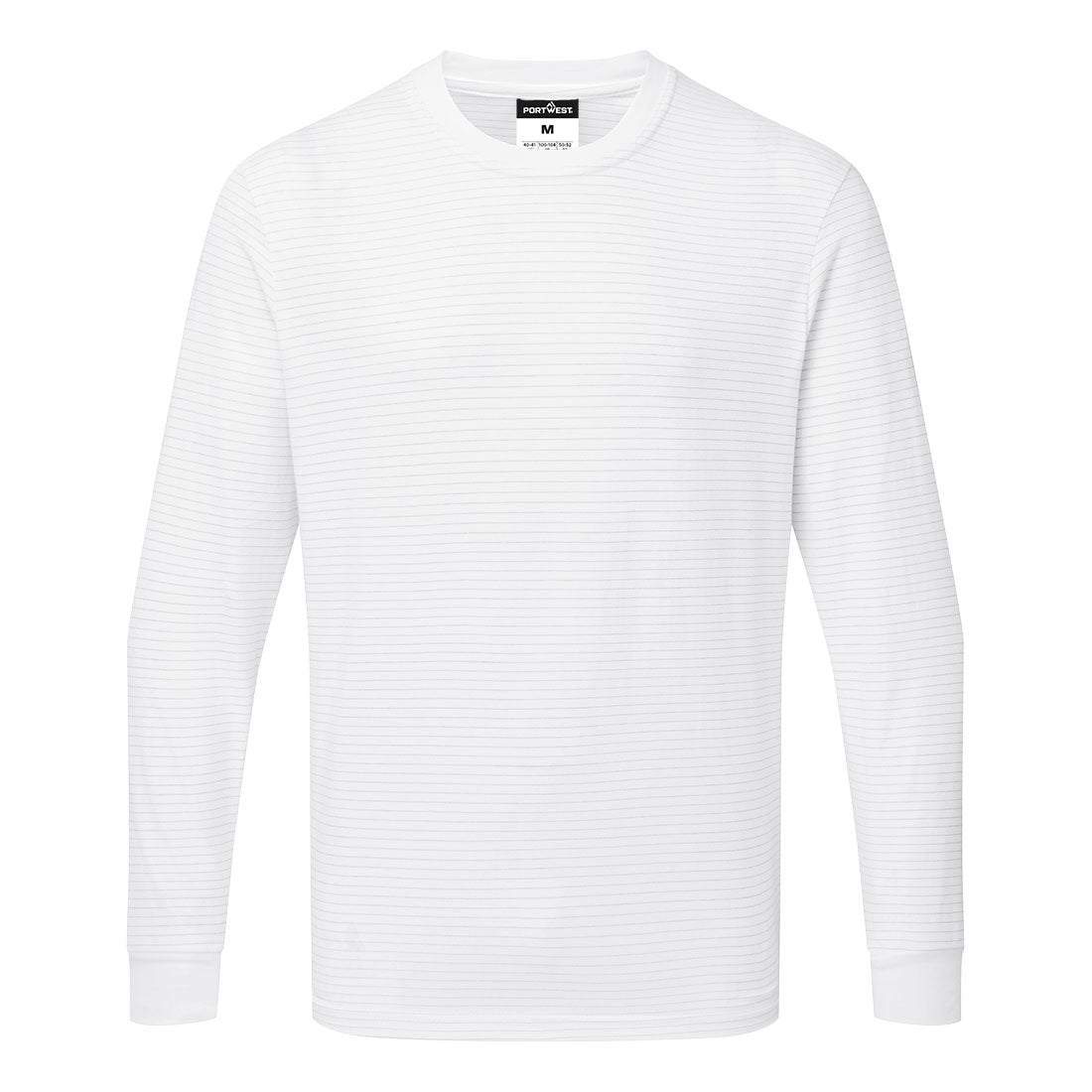 T-shirt antystatyczny ESD z długimi rękawami