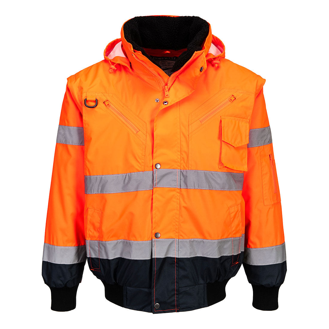 Contrast 3-in-1 high-visibility Bomber jacket
