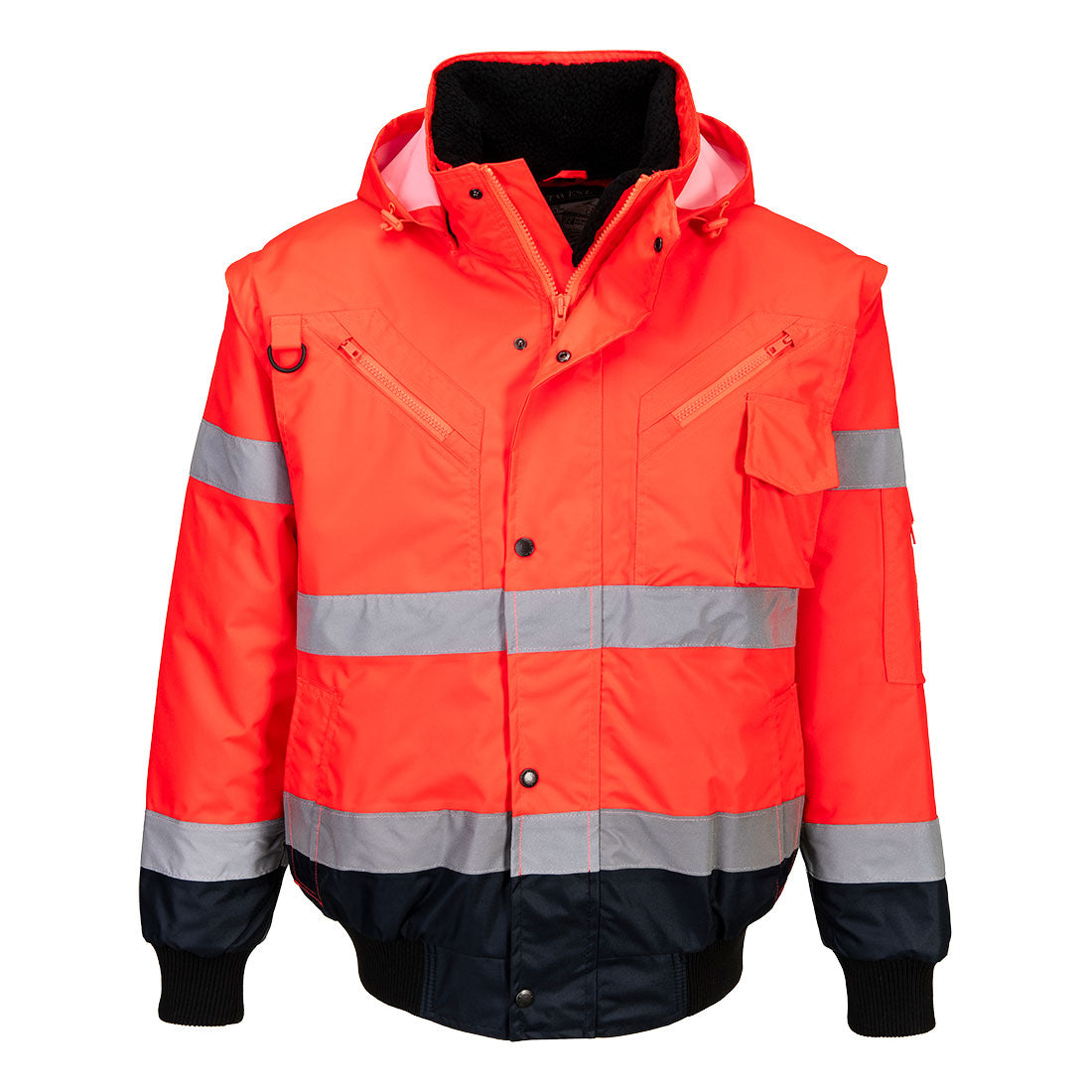 Contrast 3-in-1 high-visibility Bomber jacket