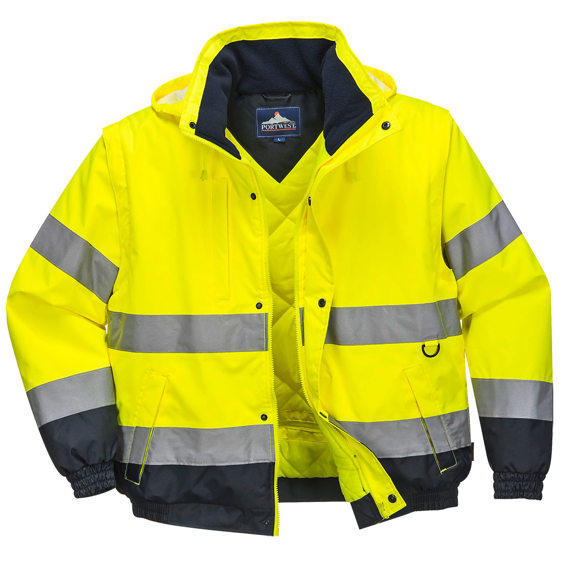 2-in-1 high-visibility jacket