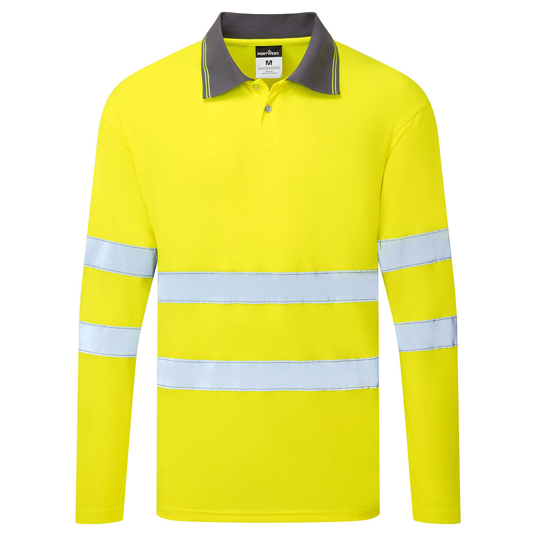 ES1 Essential Hi-Vis Langarm-Poloshirt