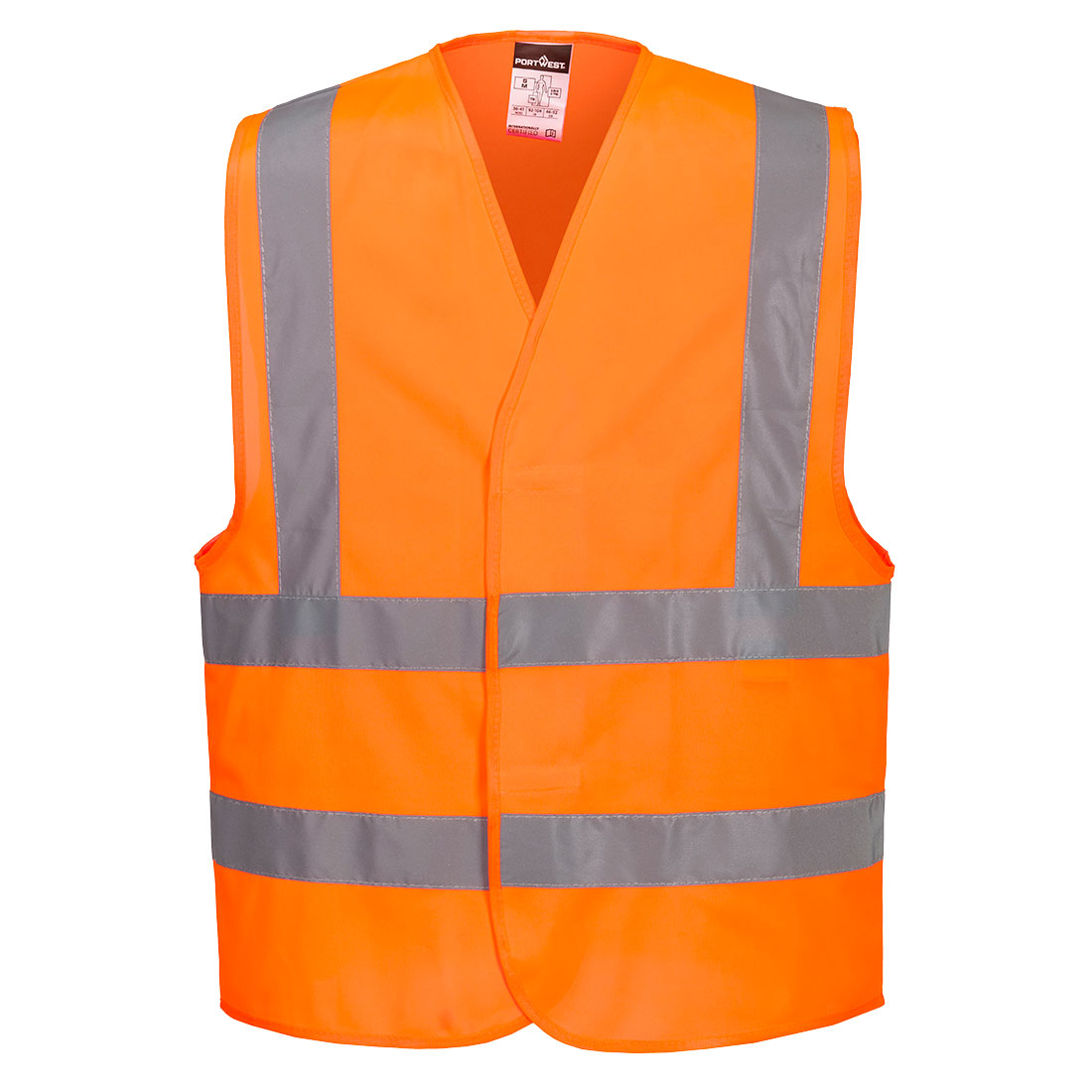 ES1 Essential Hi-Vis Warnweste mit Schulter- und Reflexstreifen