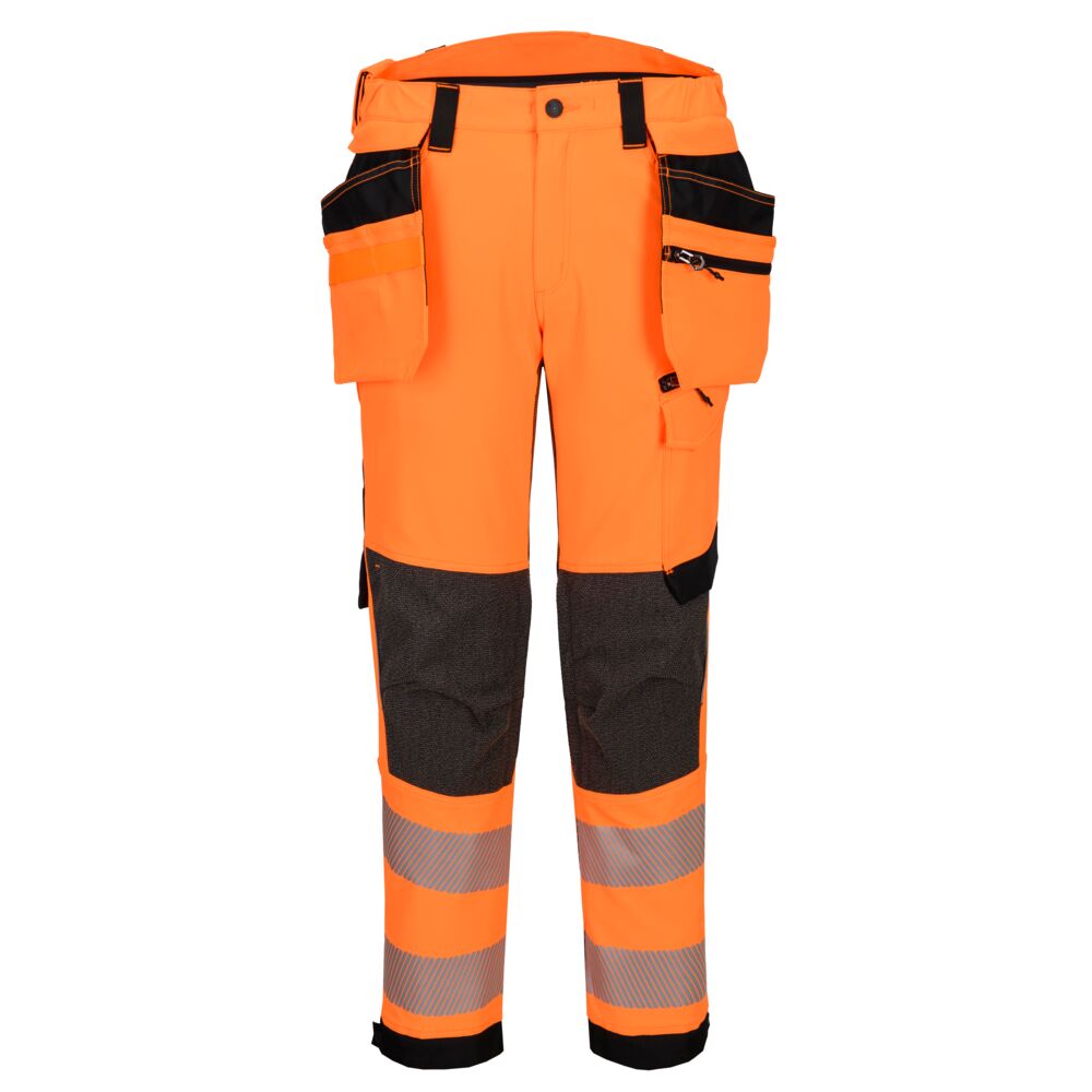 Warnschutzhose Klasse 2 EV4 elastisch mit Nageltaschen