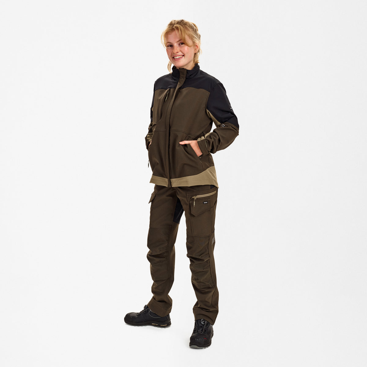 Entire Damen Arbeitsjacke mit 4-Wege-Stretch