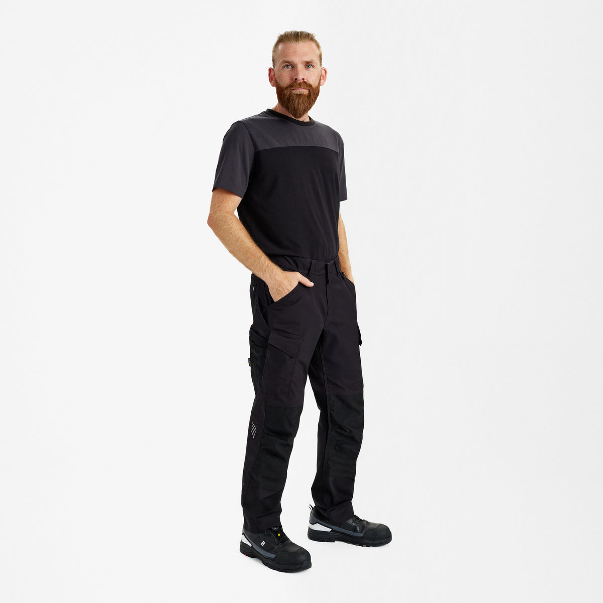 Spodnie robocze Entire z elastycznym materiałem 2-way stretch