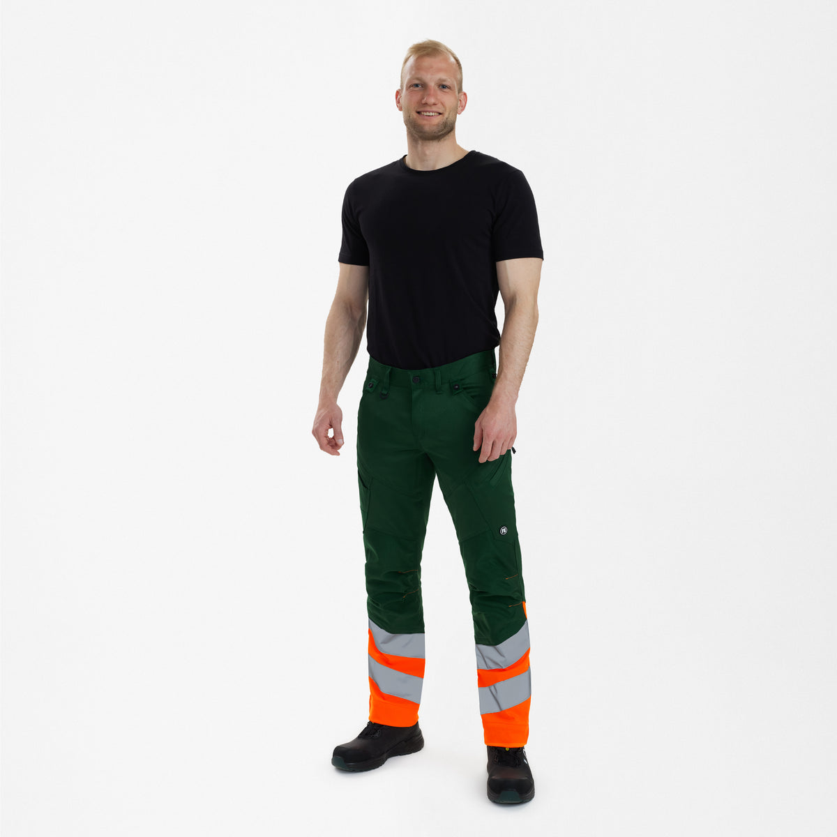 Ostrzegawcze spodnie robocze z elastycznym materiałem 2-way stretch (2546-314)