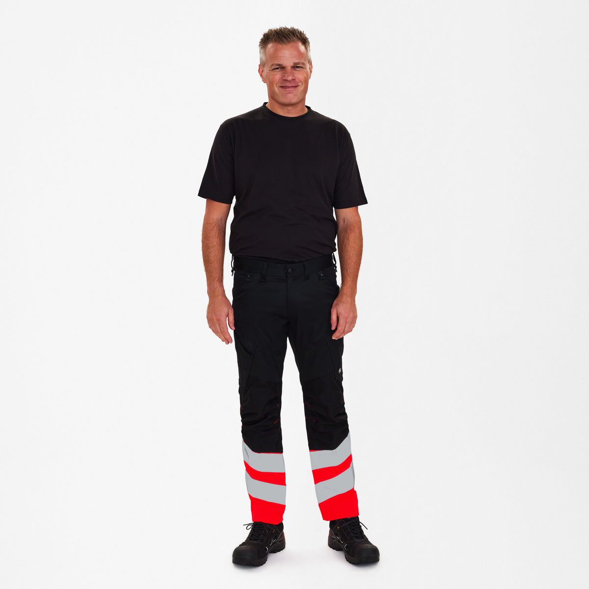Ostrzegawcze spodnie robocze z elastycznym materiałem 2-way stretch (2546-314)