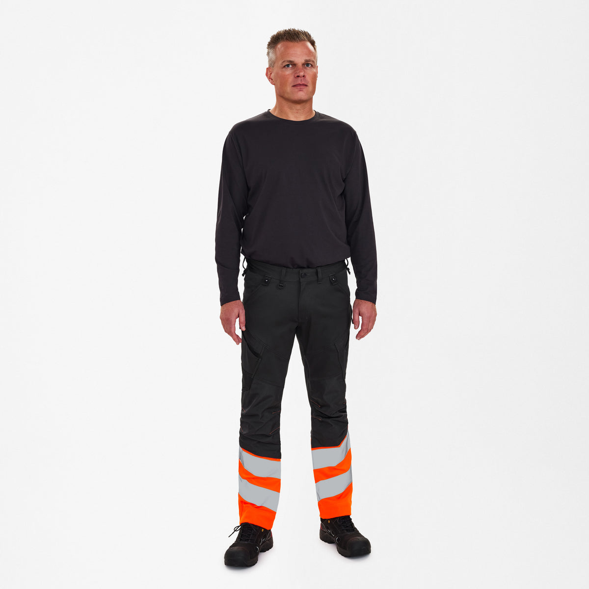 Ostrzegawcze spodnie robocze z elastycznym materiałem 2-way stretch (2546-314)