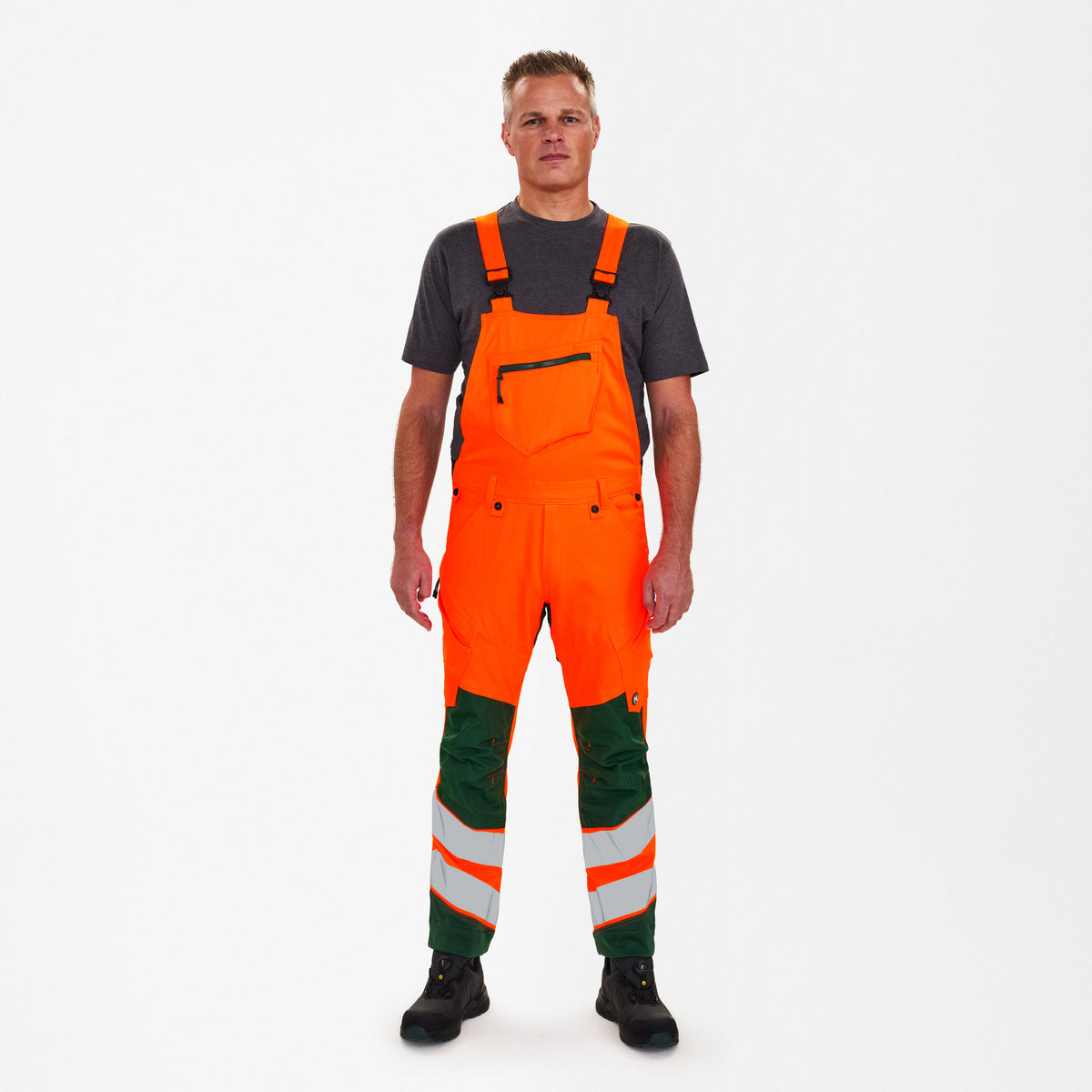 Safety Latzhose mit 2-Wege-Stretch