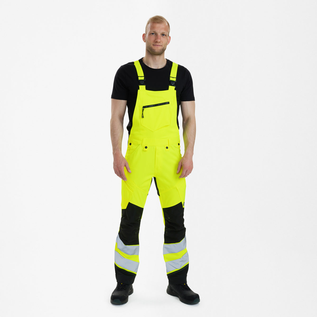 Safety Latzhose mit 2-Wege-Stretch
