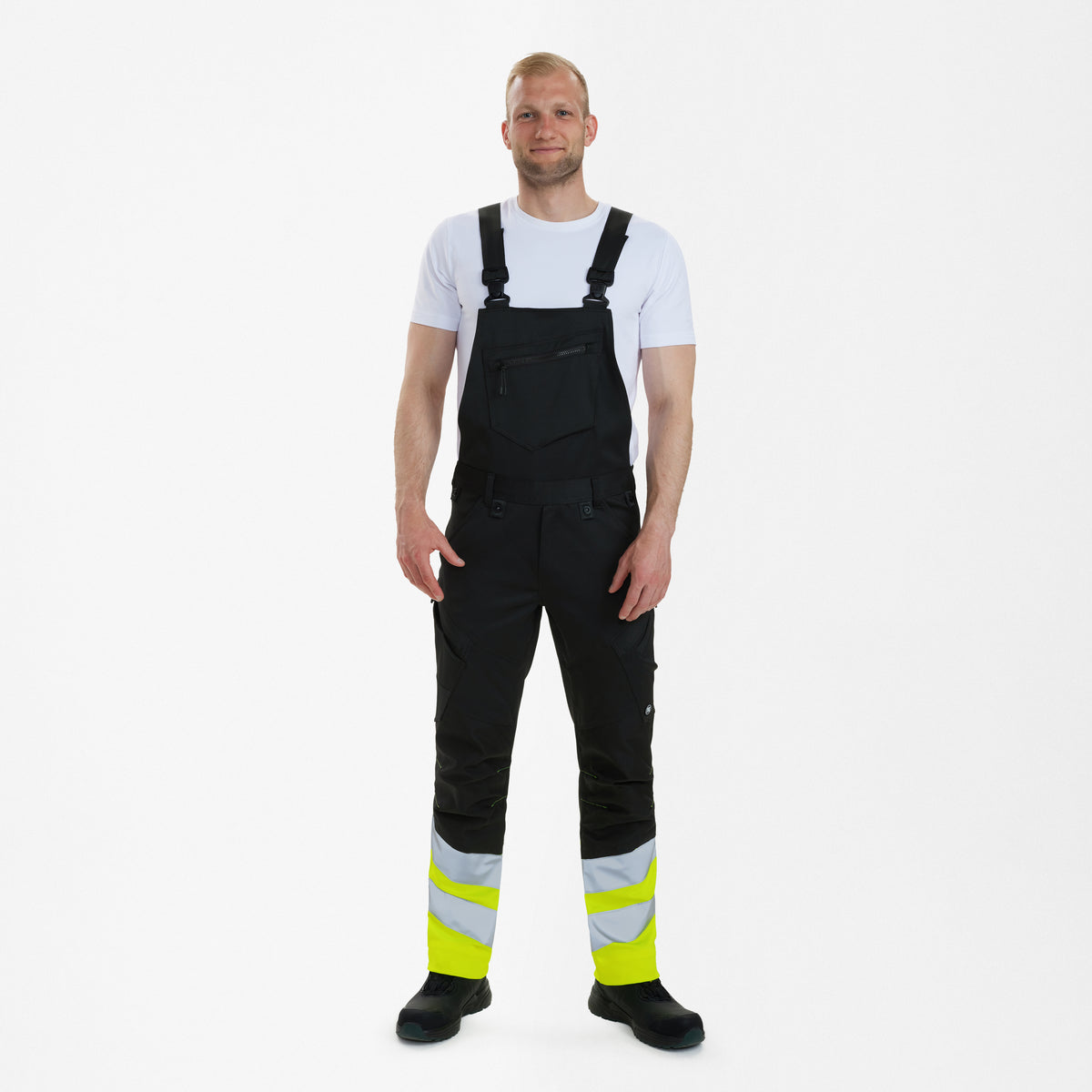 Safety Latzhose mit 2-Wege-Stretch