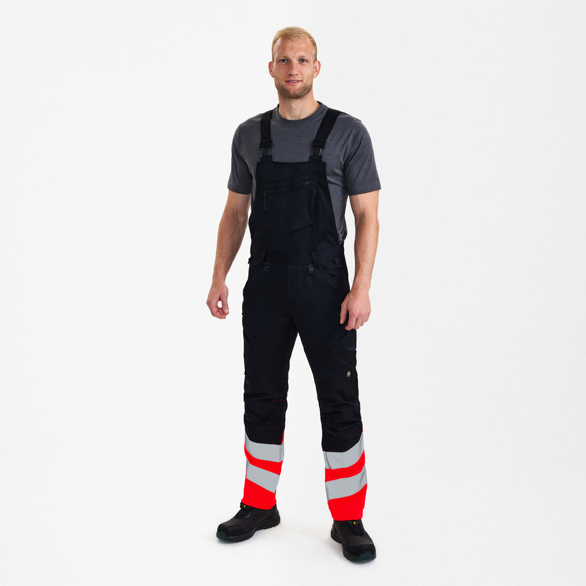 Safety Latzhose mit 2-Wege-Stretch