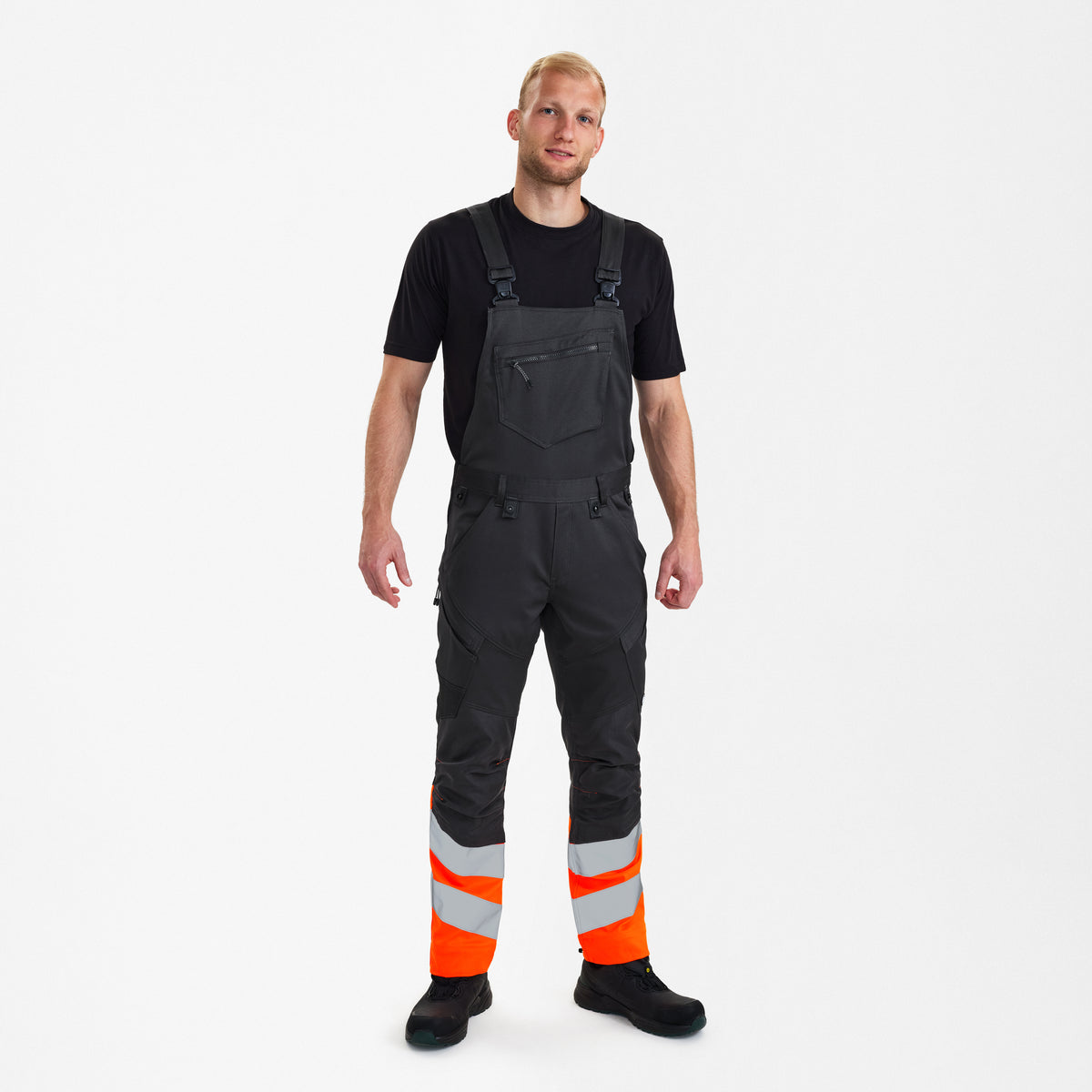 Safety Latzhose mit 2-Wege-Stretch