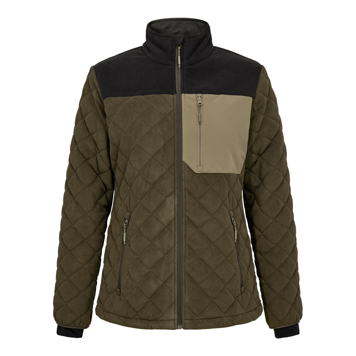 Entire Damen Gestepptes-Fleecejacke