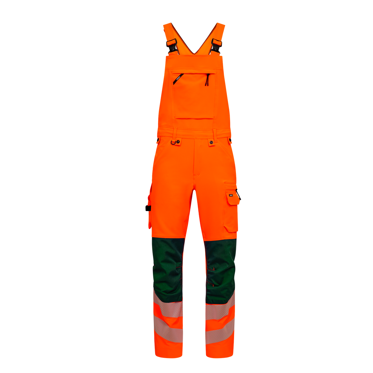 Warnschutz-Arbeitsanzug mit elastischem 4-Wege-Stretch-Material