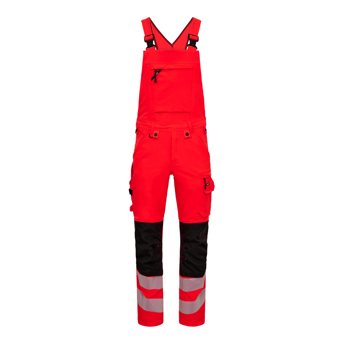 Ostrzegawczy kombinezon roboczy z elastycznym materiałem 4-way stretch