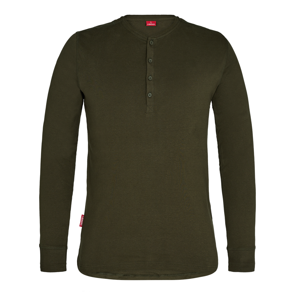 Extend Grandad langarm-Shirt