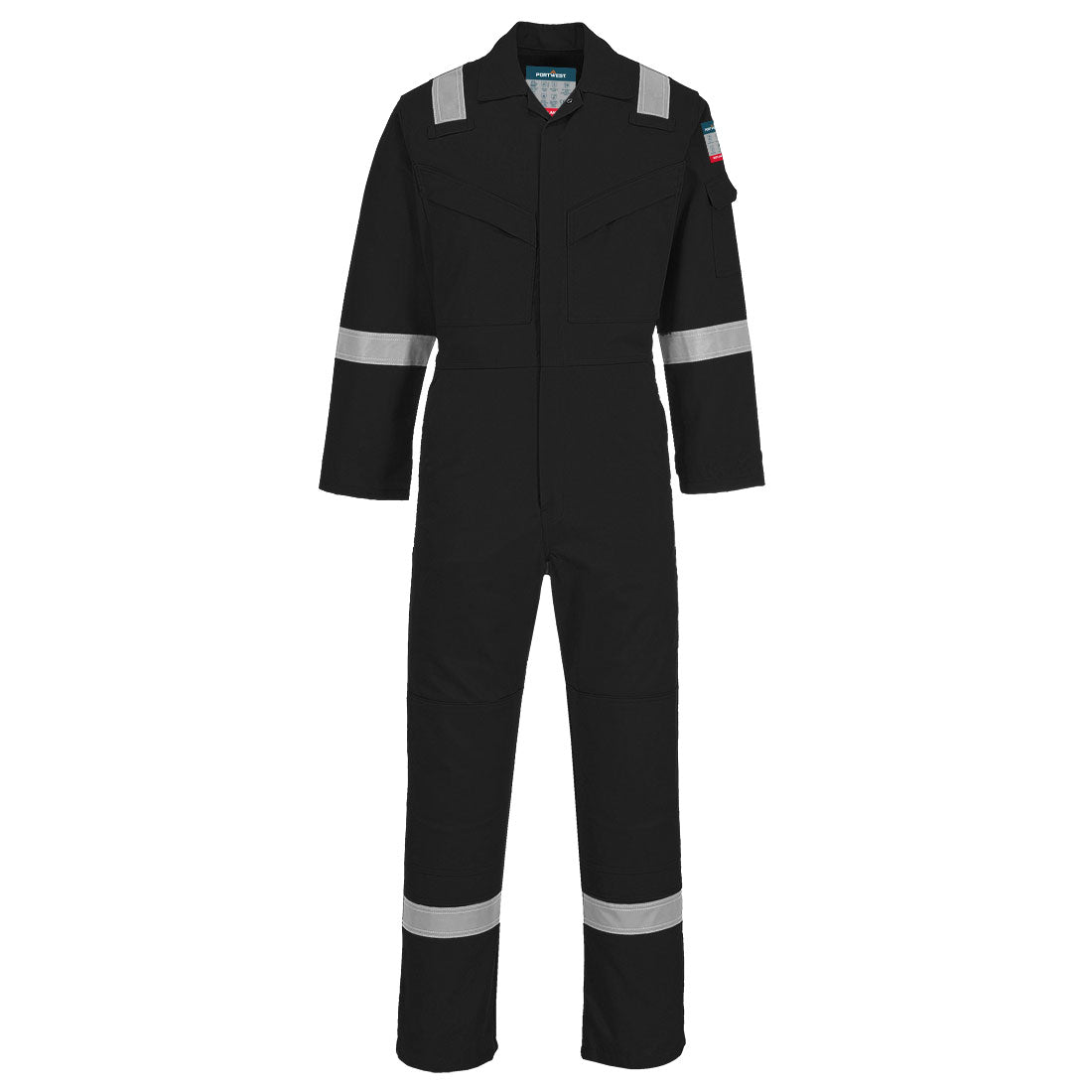 Lightweight flame resistant and antistatic coverall 280g
