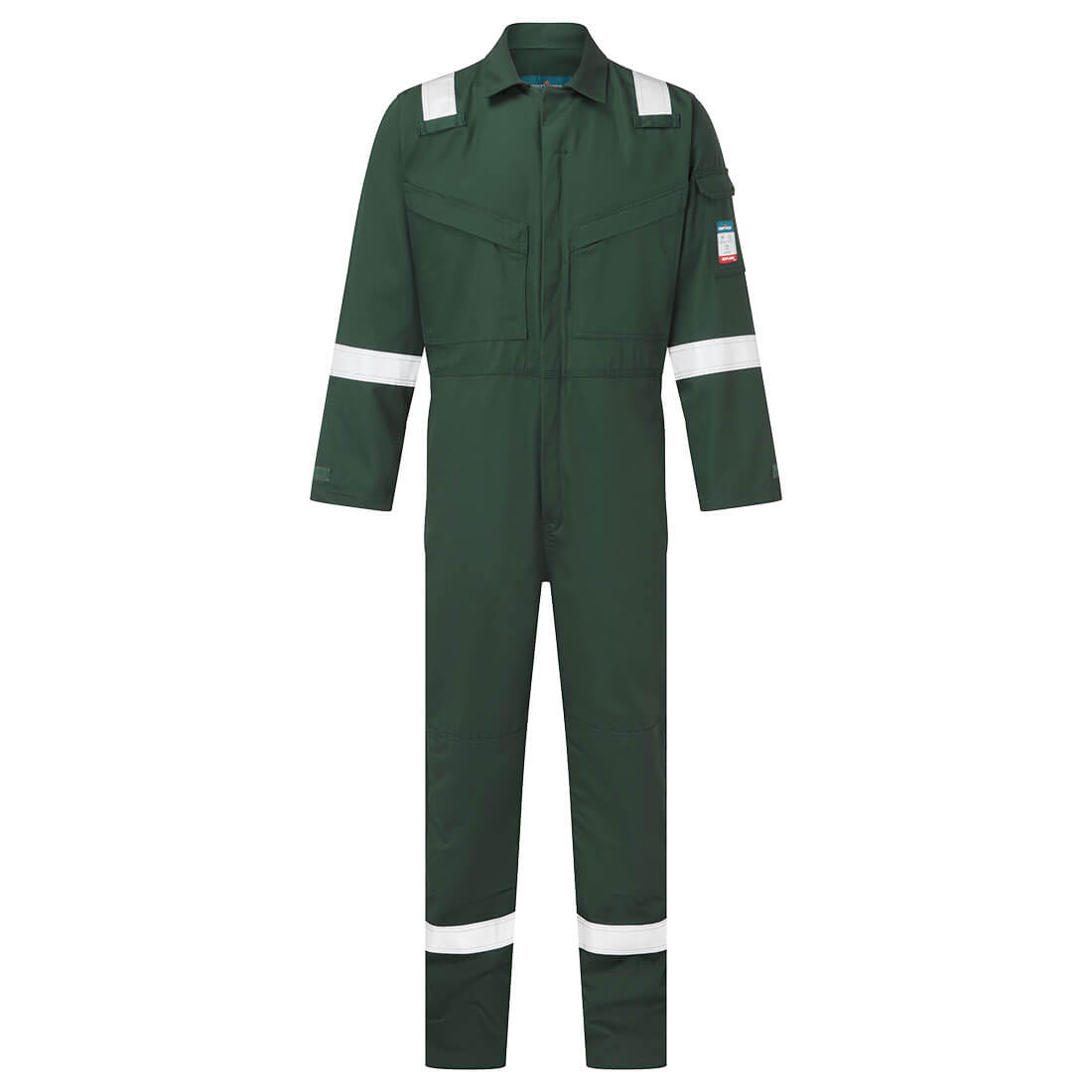 Lightweight flame resistant and antistatic coverall 280g