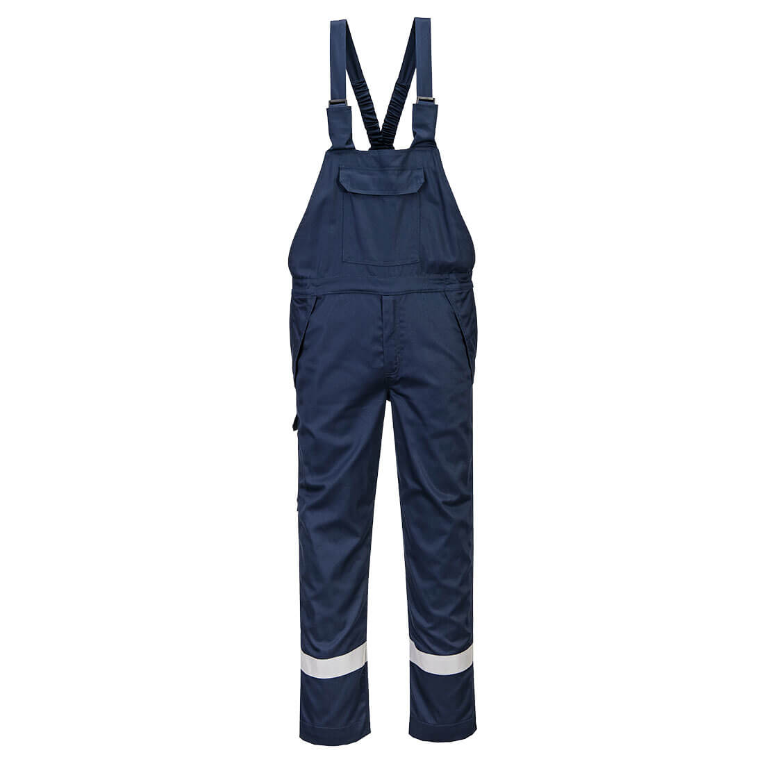 Latzhose Bizflame Work+ FR grau