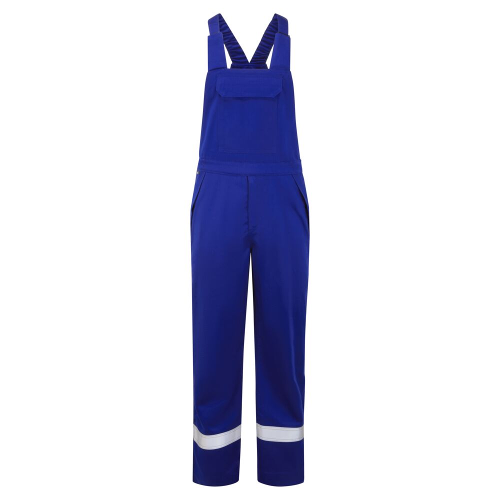 Latzhose Bizflame Work+ FR grau