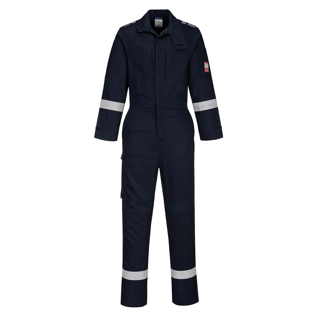 Lightweight flame resistant Bizflame Plus stretch panel coverall