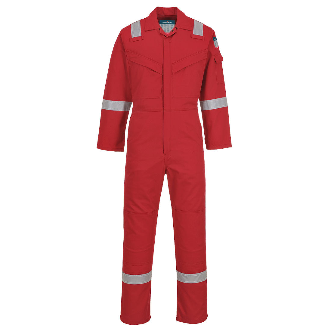 Flame-resistant and antistatic coverall 350g