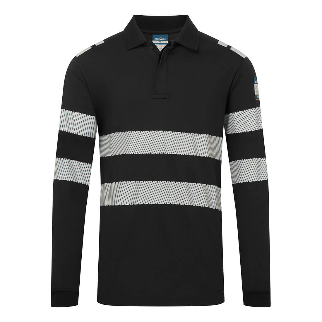 PW3 Modaflame Knit Polo Langarm Flammschutz-Shirt