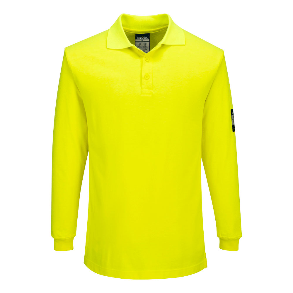 Langärmeliges Polo-Shirt mit Flammschutz