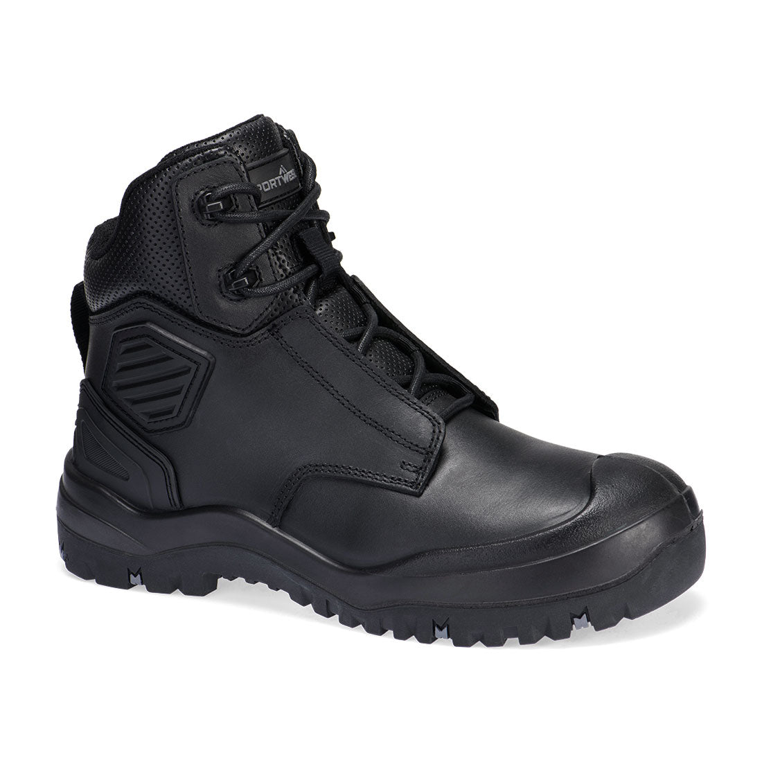 Halbstiefel Stahl Leder S3 SC HRO HI CI LG SR FO schwarz