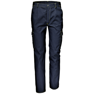 POLYTECH 360 work trousers, dark blue