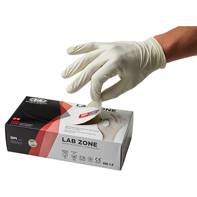 Glove LAB ZONE (pack of 100 pcs.), white