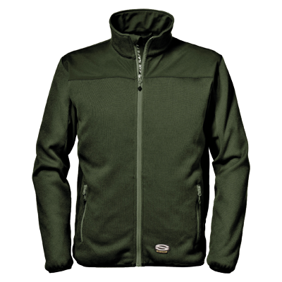 DIRECTOR sweatshirt jacket, dark olive