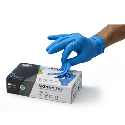 Handschuh SKINNY EKO (Packung 100 Stk.), hellblau (MA2127-N0)