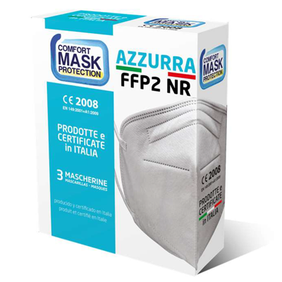Półmaska składana FFP2 NR "azzurra"