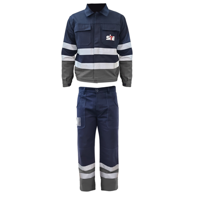 Kombinezon roboczy SITE FUSTAGNO 300gr, niebieski/szary