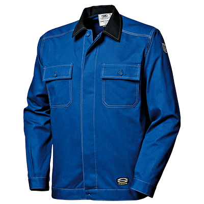 Short work jacket SYMBOL, royal blue