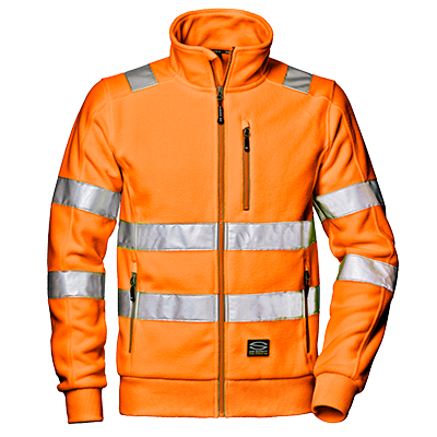 Bluza polarowa ostrzegawcza COMFORT, ostrzegawczy pomarańczowy