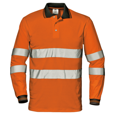 Poloshirt MAX CONFORT, Warnorange
