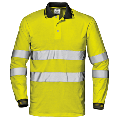 Poloshirt MAX CONFORT, Warngelb