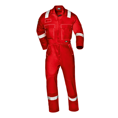 Kombinezon roboczy trudnopalny CARBOFLAME, czerwony (MC5637-L5)